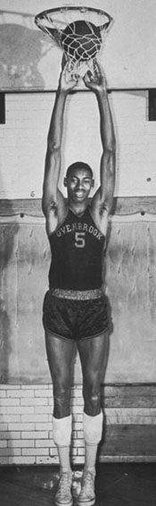 Wilt Chamberlain, Overbrook High School